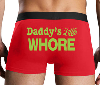 Daddys Little Whore - Red Boxer Brief