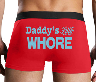 Daddys Little Whore - Red Boxer Brief