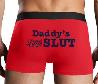 Daddys Little Slut - Red Boxer Brief