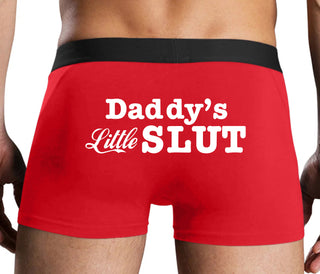 Daddys Little Slut - Red Boxer Brief