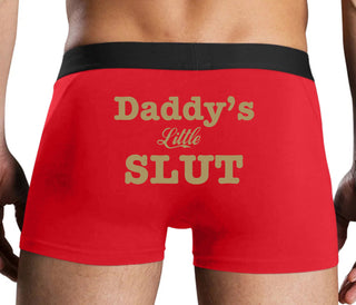 Daddy's Little Slut - Red Boxer Brief
