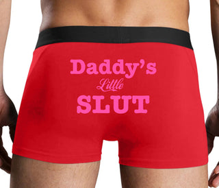Daddy's Little Slut - Red Boxer Brief