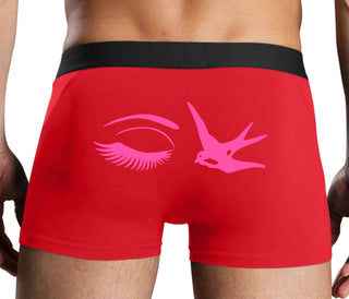 I Swallow - Eye Bird - Red Boxer Brief