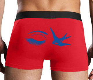 I Swallow - Eye Bird - Red Boxer Brief