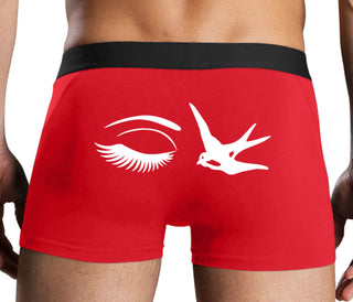 I Swallow - Eye Bird - Red Boxer Brief