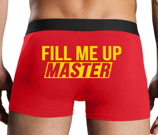 Fill Me Up Master - Red Boxer Brief