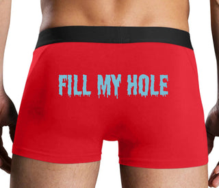 Fill My Hole - Red Boxer Brief