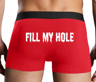 Fill My Hole - Red Boxer Brief