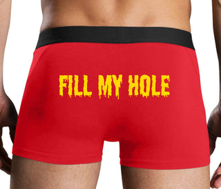 Fill My Hole - Red Boxer Brief