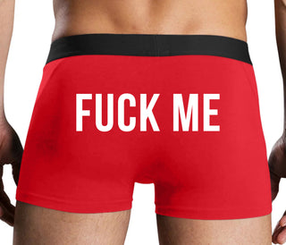 Fuck Me - Red Boxer Brief