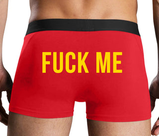 Fuck Me - Red Boxer Brief