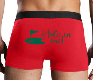 Hole In One - Funny Golf - Red Boxer Brief