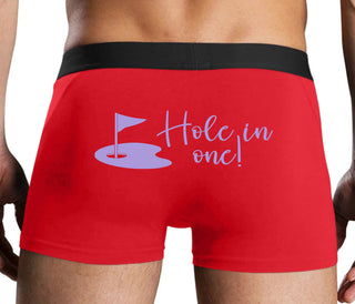 Hole In One - Funny Golf - Red Boxer Brief