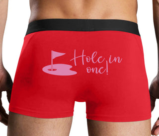 Hole In One - Funny Golf - Red Boxer Brief