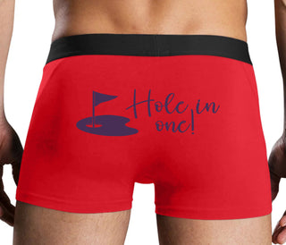 Hole In One - Funny Golf - Red Boxer Brief