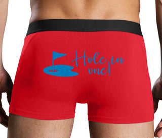Hole In One - Funny Golf - Red Boxer Brief