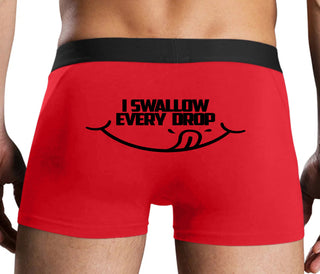 I Swallow Every Drop - Red Boxer Brief