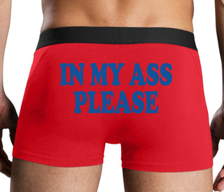 In My Ass Please - Red Boxer Brief