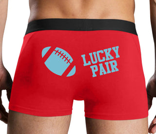 Lucky Pair - Football - Red Boxer Brief