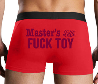Master's Little Fuck Toy - Red Boxer Brief