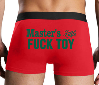 Master's Little Fuck Toy - Red Boxer Brief