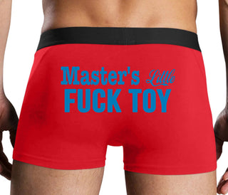 Master's Little Fuck Toy - Red Boxer Brief