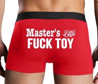 Master's Little Fuck Toy - Red Boxer Brief