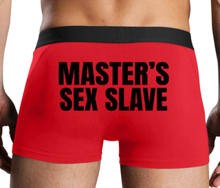 Masters Sex Slave - Red Boxer Brief