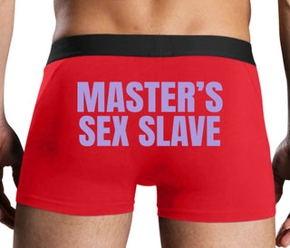 Masters Sex Slave - Red Boxer Brief