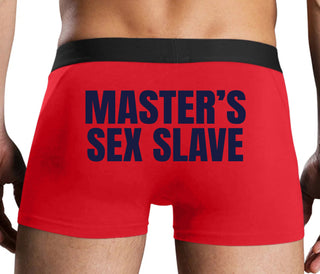 Masters Sex Slave - Red Boxer Brief