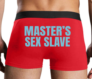 Masters Sex Slave - Red Boxer Brief