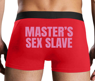 Masters Sex Slave - Red Boxer Brief