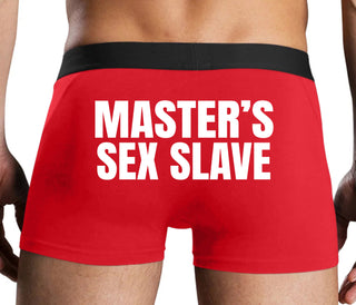 Masters Sex Slave - Red Boxer Brief