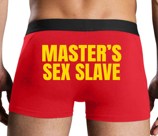 Masters Sex Slave - Red Boxer Brief