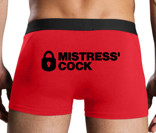 Mistress Owned Cock - Red Boxer Brief
