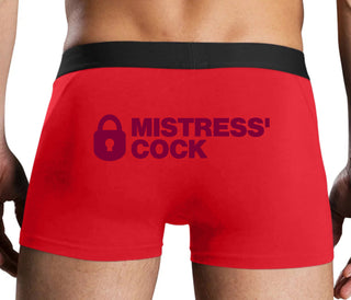 Mistress Owned Cock - Red Boxer Brief