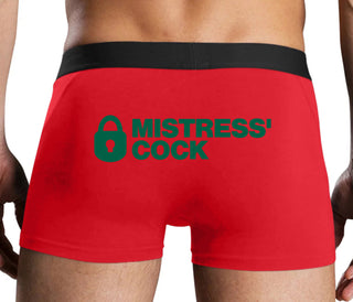 Mistress Owned Cock - Red Boxer Brief