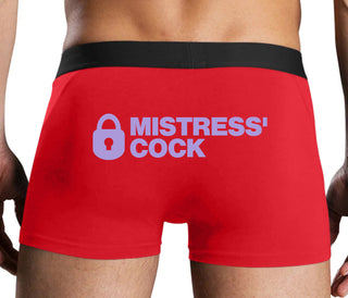 Mistress Owned Cock - Red Boxer Brief