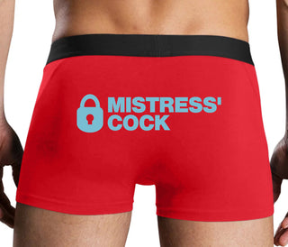 Mistress Owned Cock - Red Boxer Brief