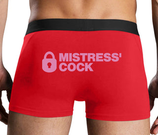Mistress Owned Cock - Red Boxer Brief