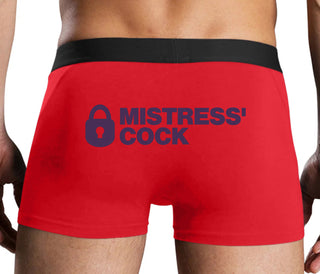 Mistress Owned Cock - Red Boxer Brief