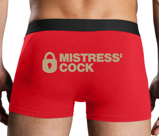 Mistress Owned Cock - Red Boxer Brief