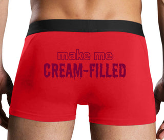 Make Me Cream Filled - Red Boxer Brief