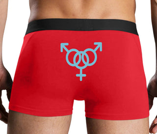 MMF Threesome - Red Boxer Brief