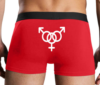 MMF Threesome - Red Boxer Brief