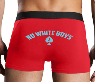 No White Boys - Jack Of Spades - Red Boxer Brief