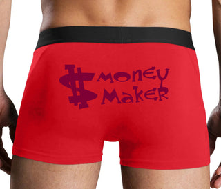 Money Maker - Red Boxer Brief