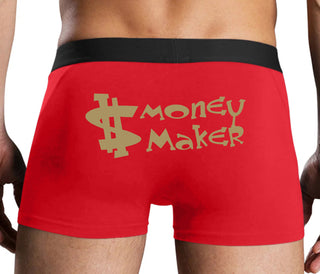 Money Maker - Red Boxer Brief