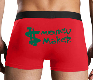 Money Maker - Red Boxer Brief
