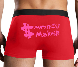 Money Maker - Red Boxer Brief